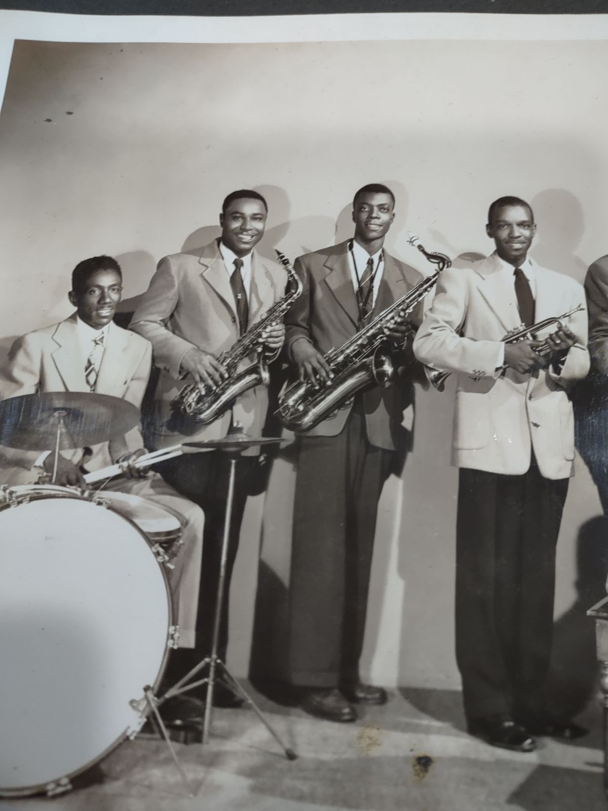 Grandpa with other band members, 2nd from the left.